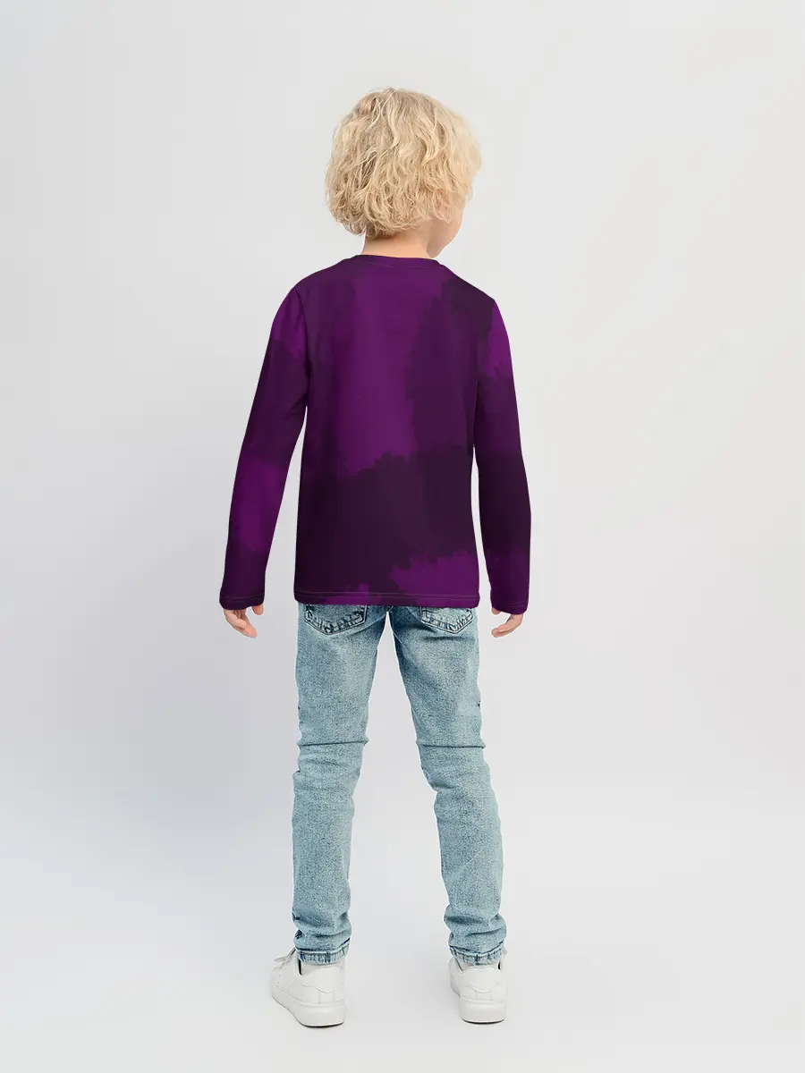 Детский лонгслив / Рисованные линии