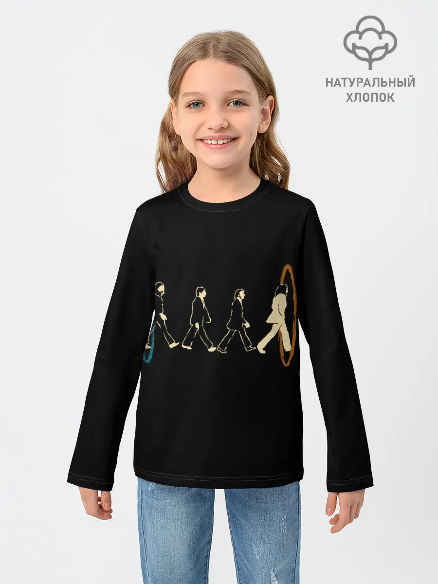 Детский лонгслив / Beatles and Portals
