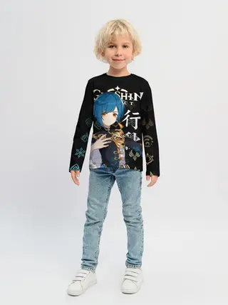 Детский лонгслив / Син Цю / Genshin Impact