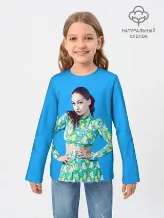 Детский лонгслив / Bhad babie blue