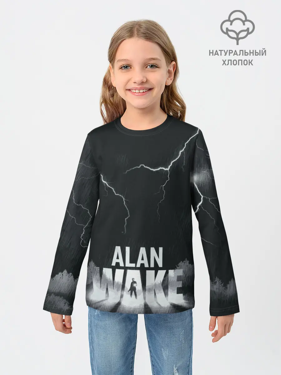 Детский лонгслив / Alan Wake | Dark Place