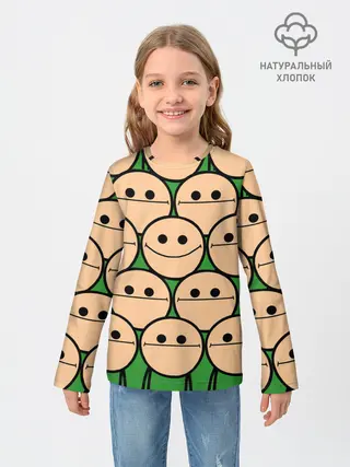 Детский лонгслив / Cyanide & Happiness | Face Sure