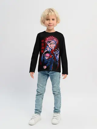 Детский лонгслив / Магическая битва, Сукуна и Итадори