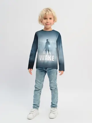Детский лонгслив / Alan Wake Video Game Art