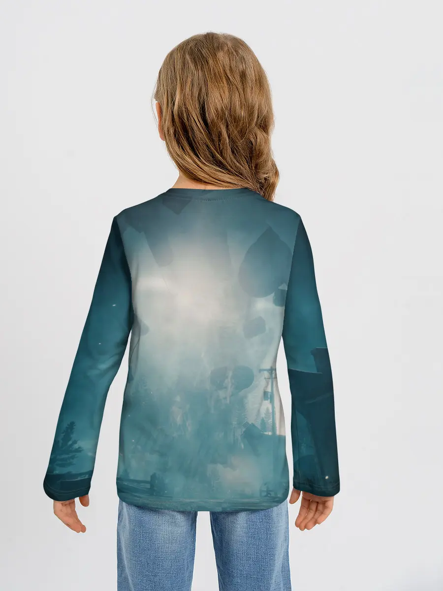 Детский лонгслив / Алан Уэйк арт