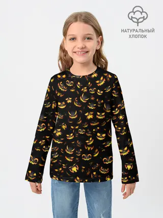 Детский лонгслив / Ночные монстры