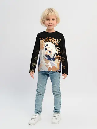 Детский лонгслив / Паймон / Genshin Impact