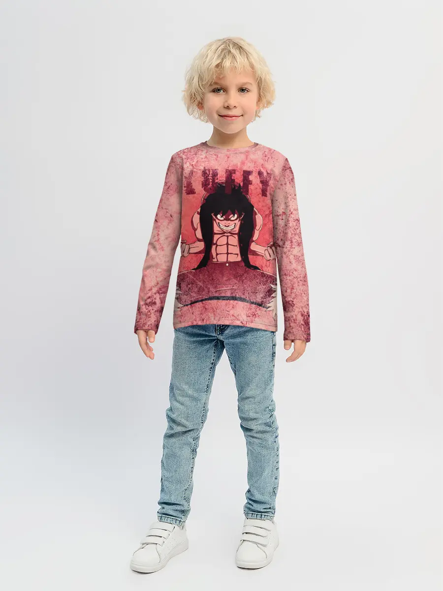 Детский лонгслив / Свирепый Луффи