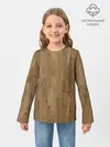 Детский лонгслив / Камуфляж линолеум