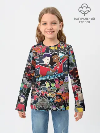 Детский лонгслив / Нижние палубы стикерпак