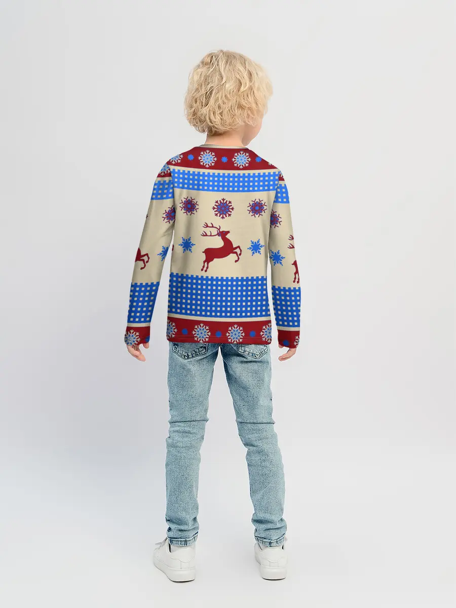 Детский лонгслив / Новогодняя 2022