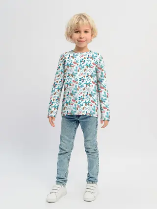 Детский лонгслив / Морозная Зимняя Свежесть