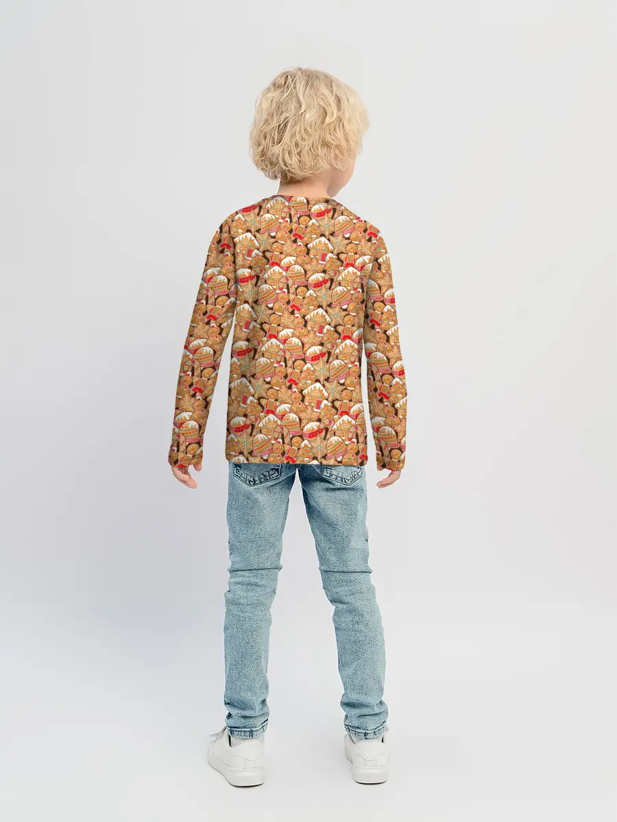 Детский лонгслив / Праздничное Печенье