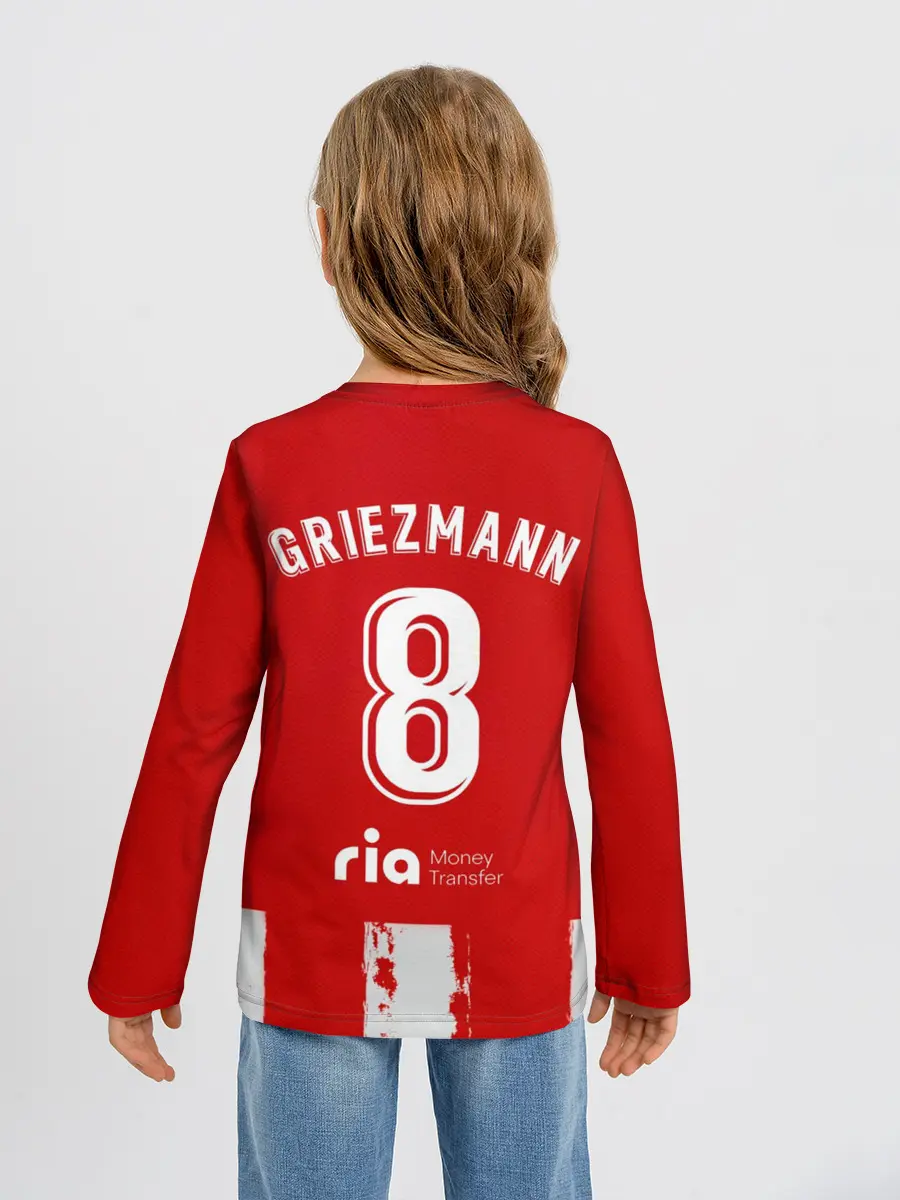 Детский лонгслив / Гризман форма Атлетико Мадрид