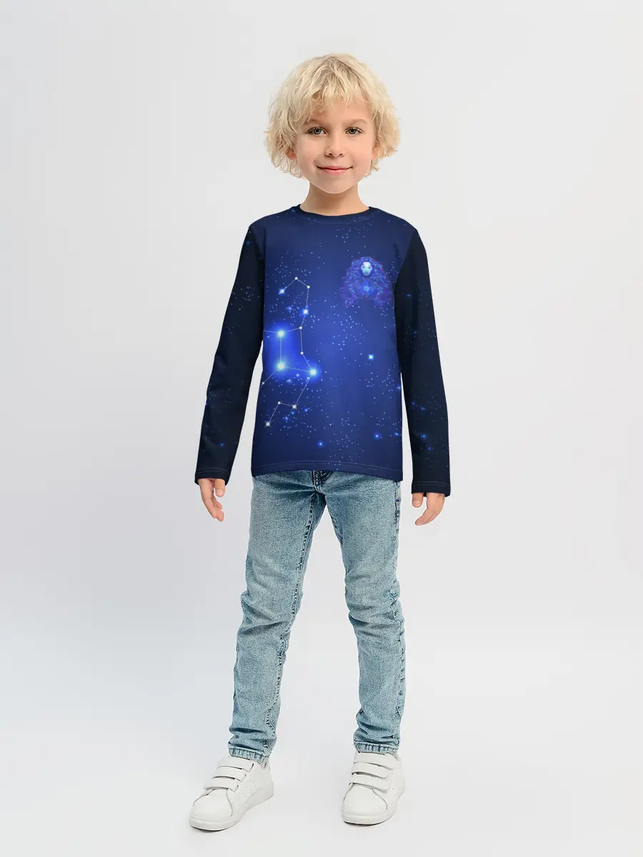 Детский лонгслив / Знак зодиака - Дева