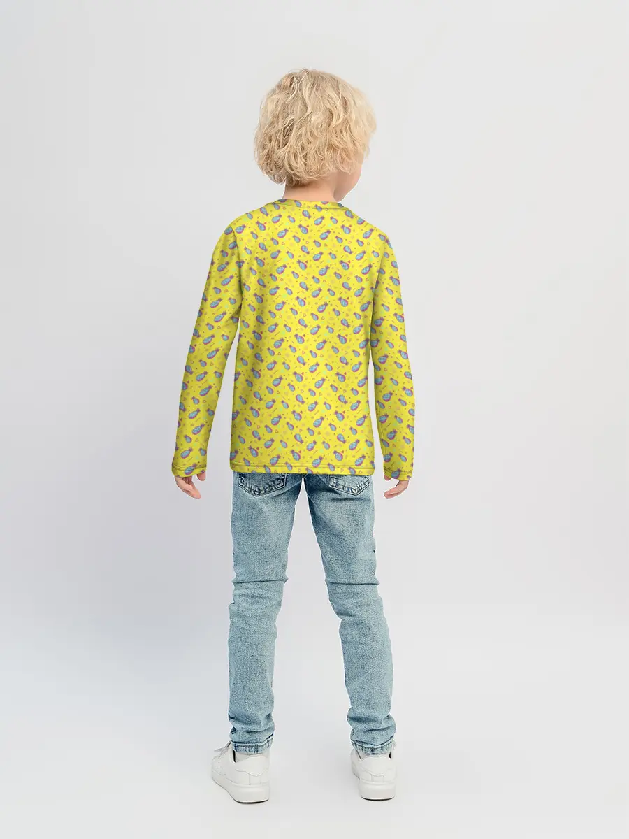 Детский лонгслив / Pineapple Pattern
