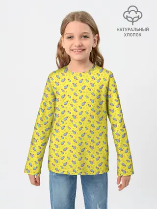 Детский лонгслив / Pineapple Pattern