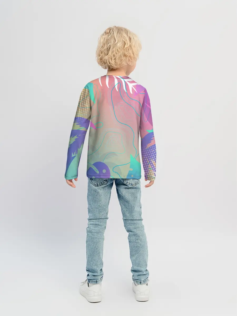 Детский лонгслив / Эскимо в Тропиках