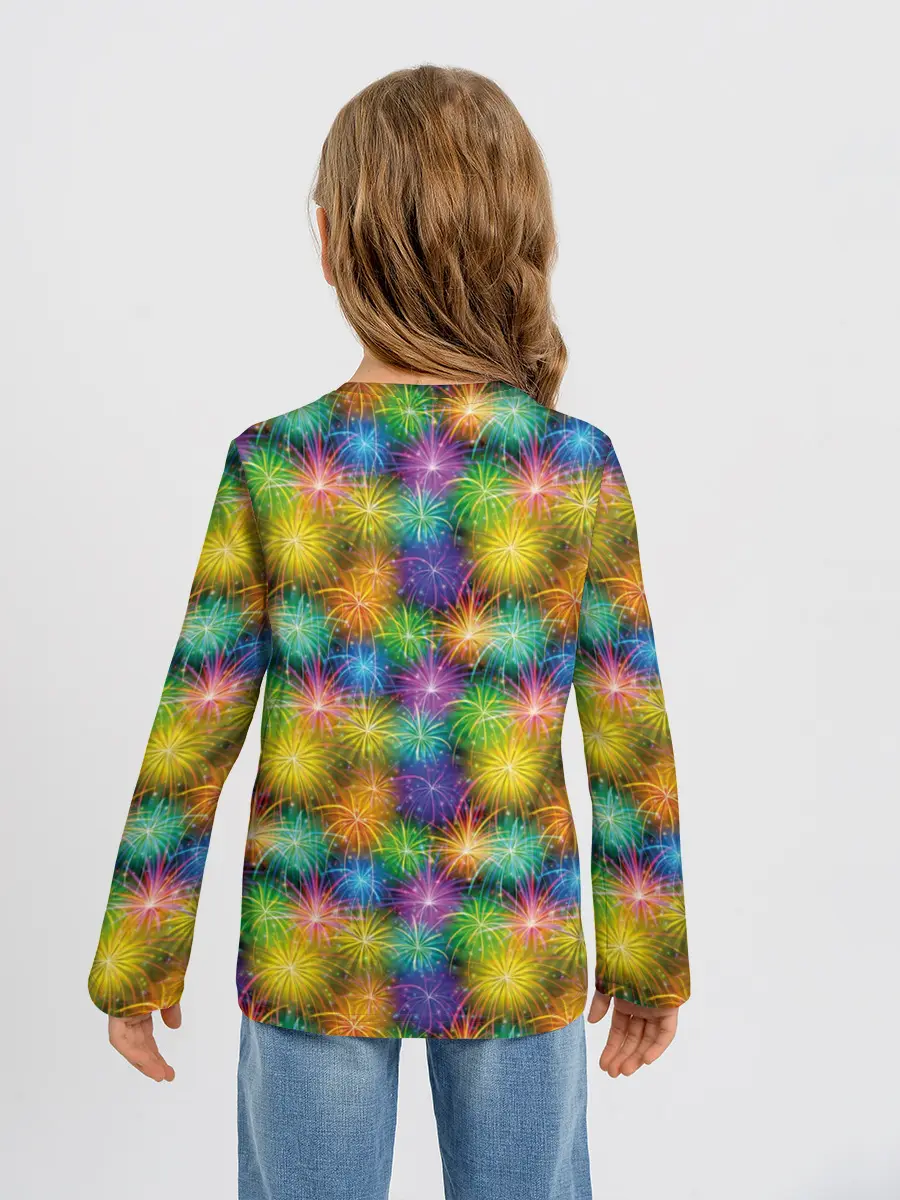 Детский лонгслив / Праздничный Салют