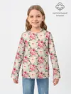 Детский лонгслив / полевые цветочки