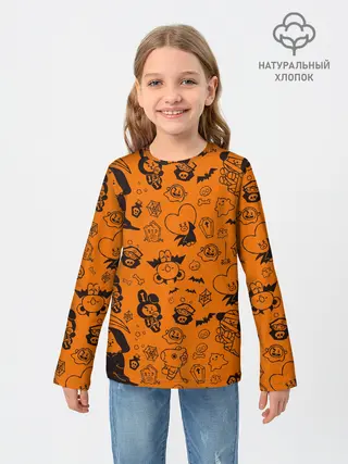 Детский лонгслив / Spooky Halloween BT21 | BTS