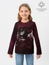 Детский лонгслив / Аста Черный клевер Red style