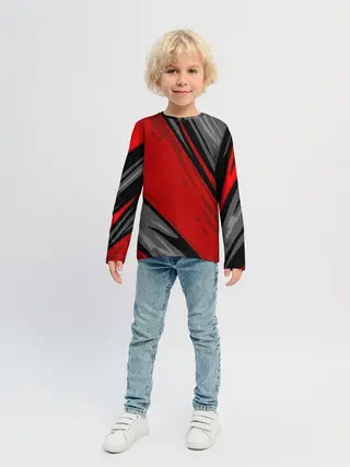 Детский лонгслив / Сиомбиотический стиль