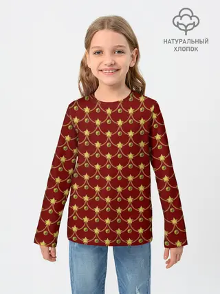 Детский лонгслив / Ёлочные Звёзды