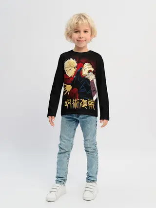 Детский лонгслив / Юдзи Итадори - Магическая битва