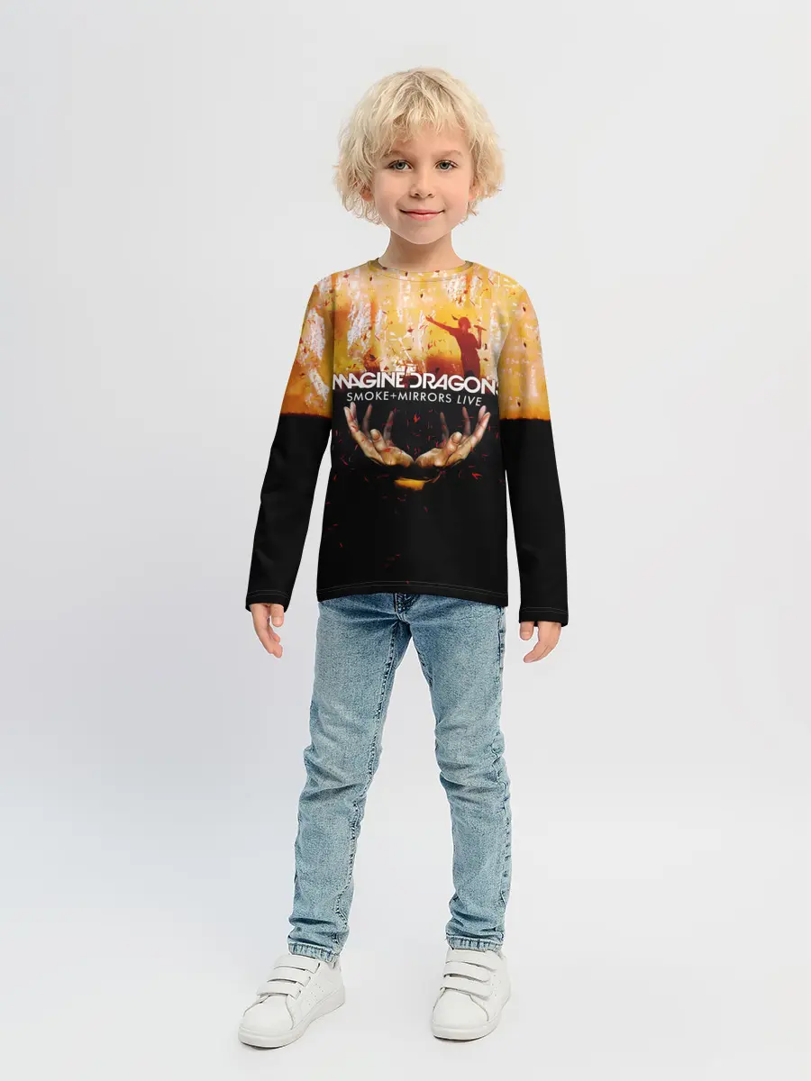 Детский лонгслив / Smoke + Mirrors Live