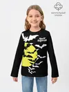 Детский лонгслив / Летучие мыши на Хэллоуин