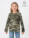 Детский лонгслив / Именной камуфляж Макс