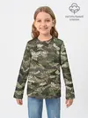 Детский лонгслив / Именной камуфляж Миша