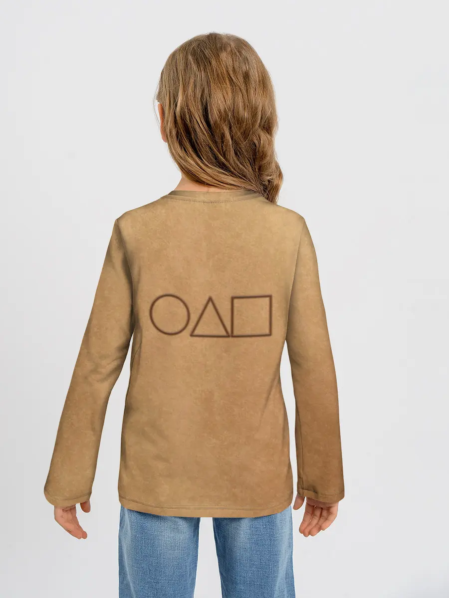 Детский лонгслив / Круг / Игра в кальмара