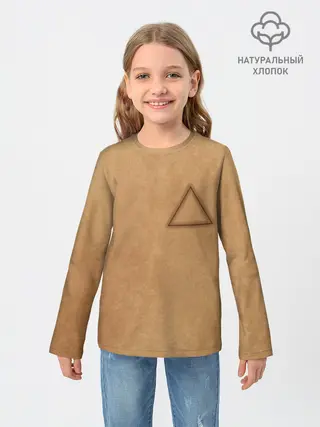 Детский лонгслив / Треугольник / Игра в кальмара