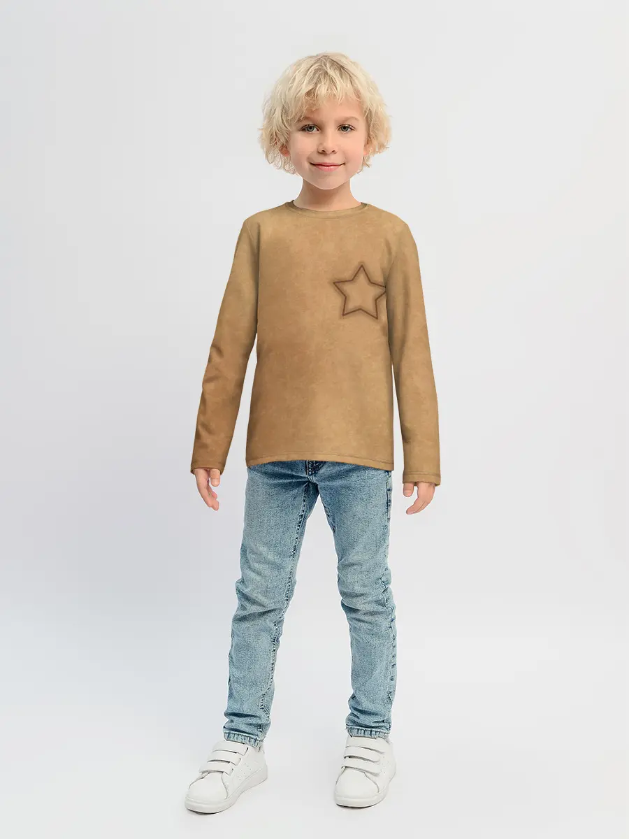 Детский лонгслив / Звезда / Игра в кальмара