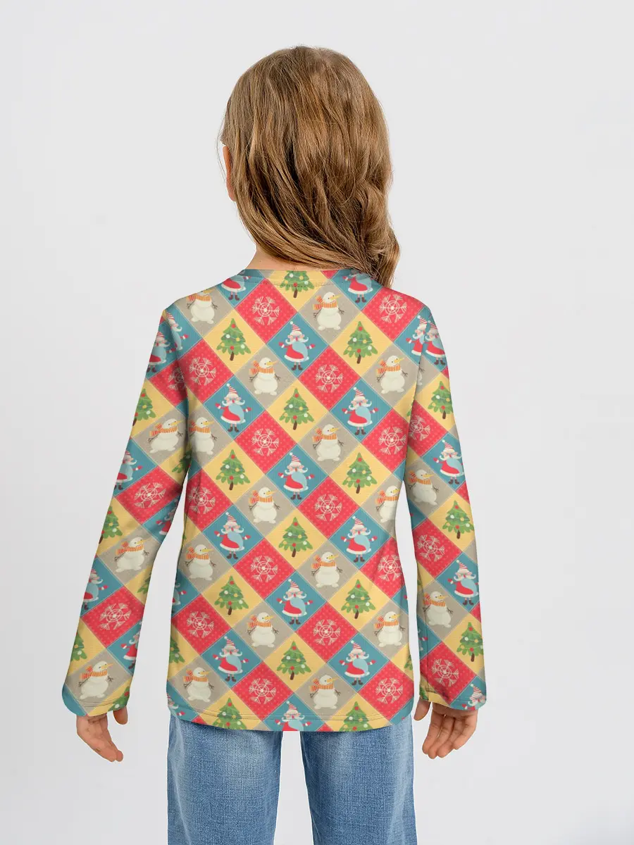 Детский лонгслив / Новогодние Праздники