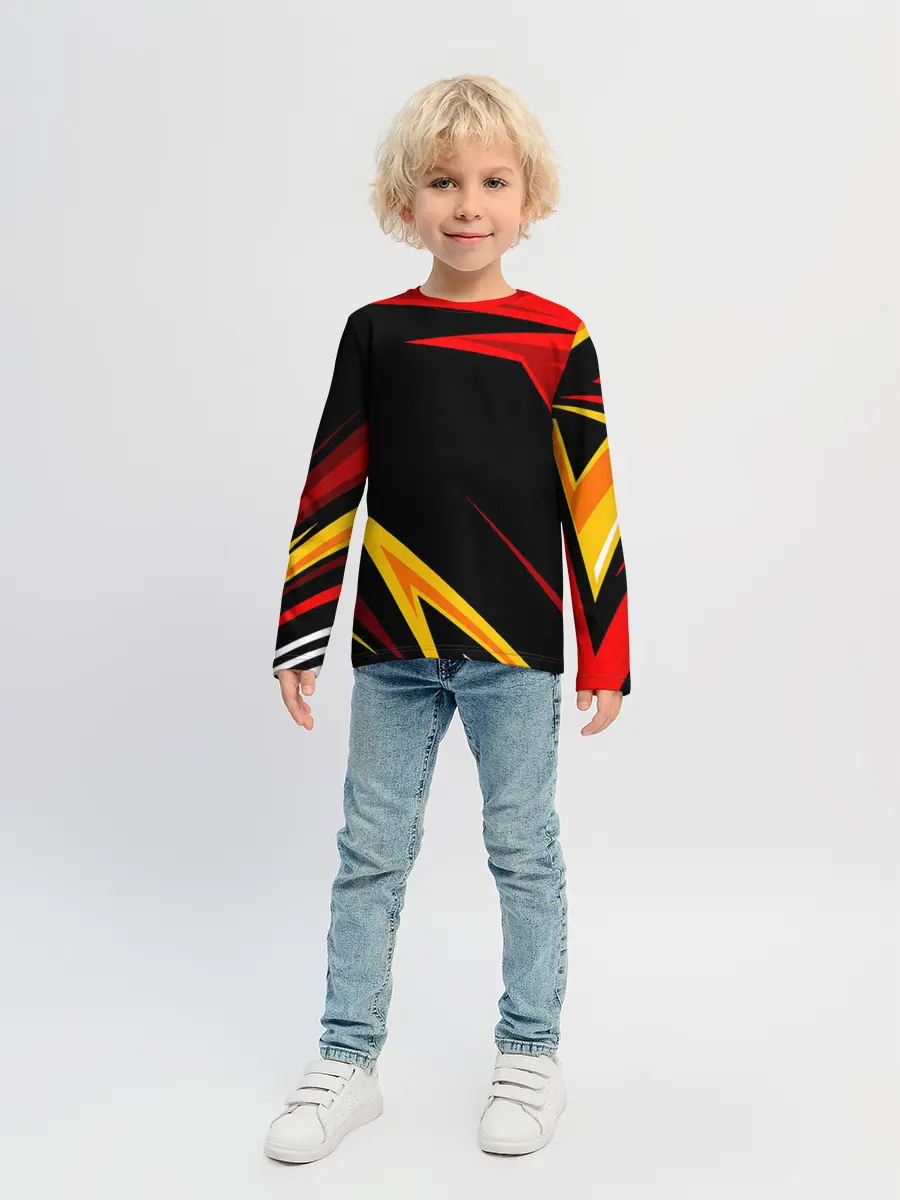Детский лонгслив / Уникальные линии