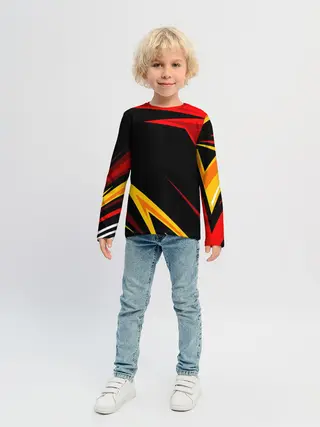 Детский лонгслив / Уникальные линии