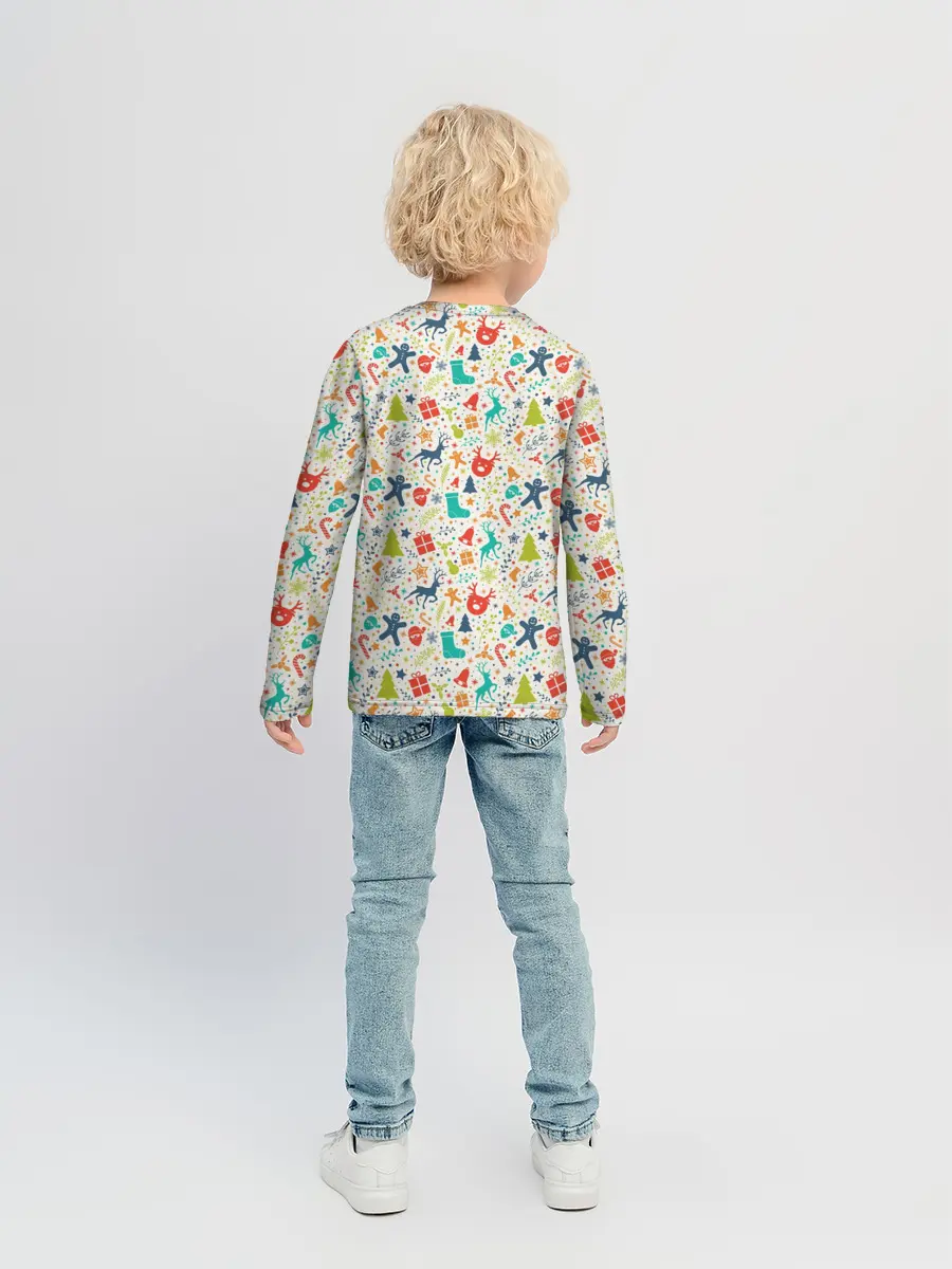 Детский лонгслив / Символика Нового Года