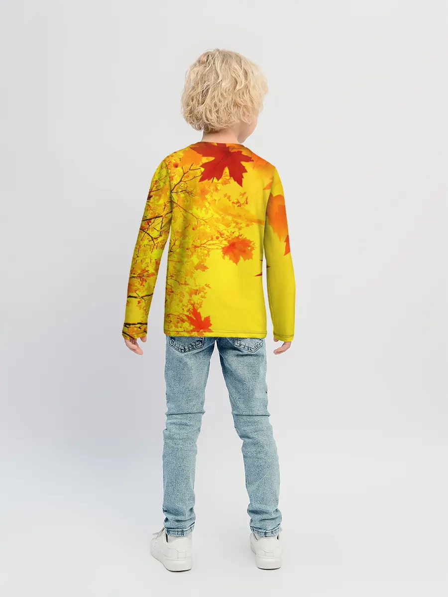 Детский лонгслив / ОСЕННИЕ ЦВЕТА | ЗОЛОТАЯ ОСЕНЬ
