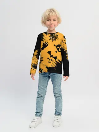 Детский лонгслив / УЖАСТИК НА ХЭЛЛОУИН