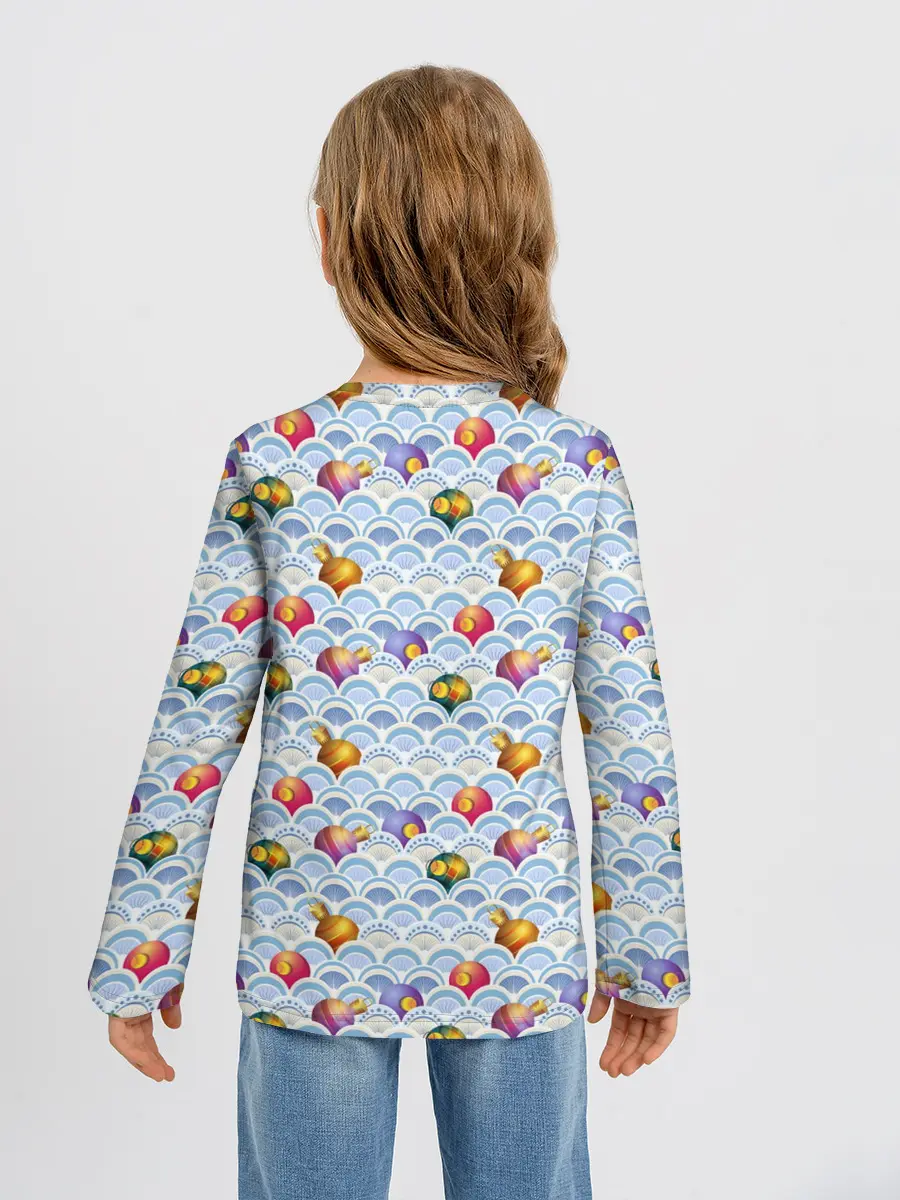 Детский лонгслив / Праздничные Игрушки