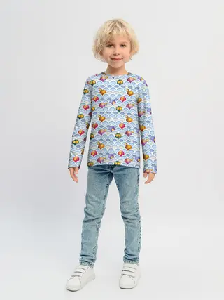 Детский лонгслив / Праздничные Игрушки