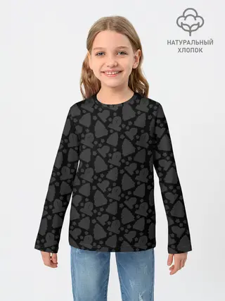 Детский лонгслив / Patern Halloween 8