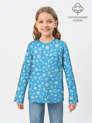 Детский лонгслив / Смех Санты