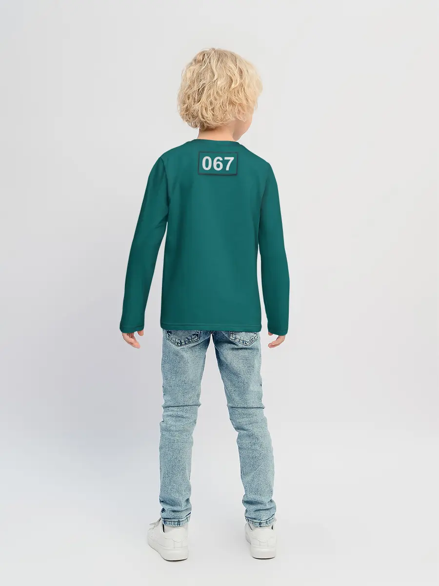 Детский лонгслив / Игрок 067.