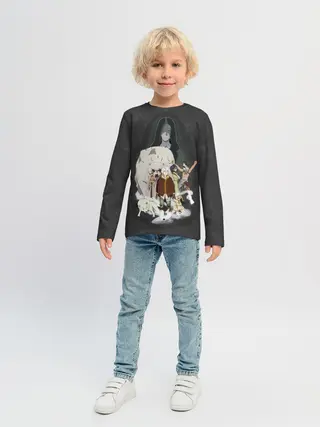 Детский лонгслив / для тебя бессмертный Фуши