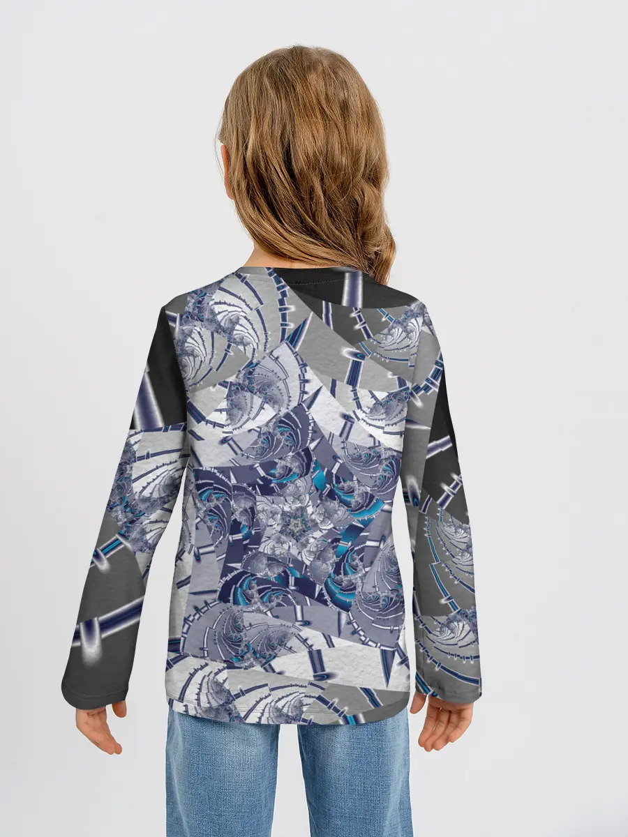 Детский лонгслив / Абстракция 499