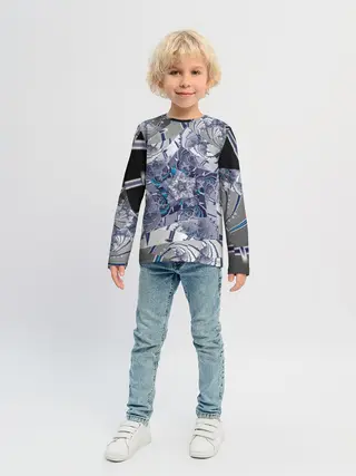 Детский лонгслив / Абстракция 499